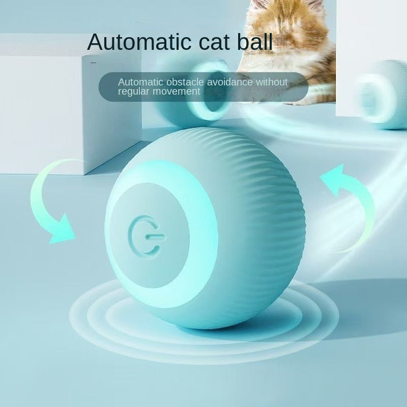 Smart Self-Rolling Cat Ball Toy