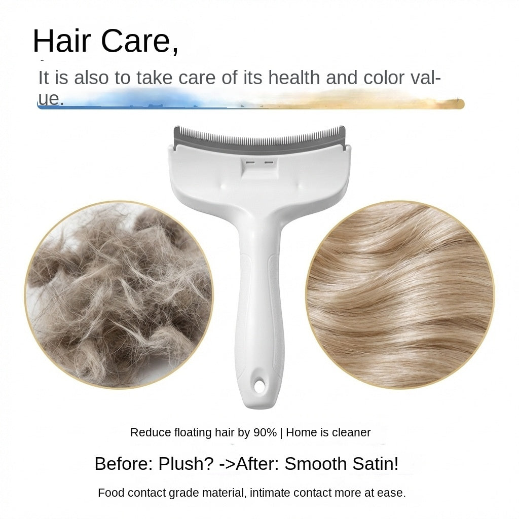 Cat Deshedding Comb & Grooming Brush