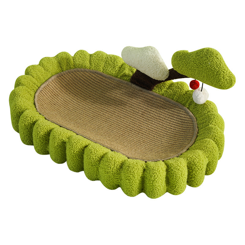 Cat Scratch & Lounge Planter Pot