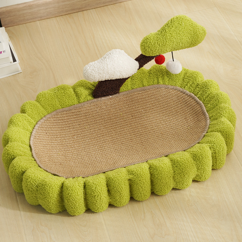 Cat Scratch & Lounge Planter Pot